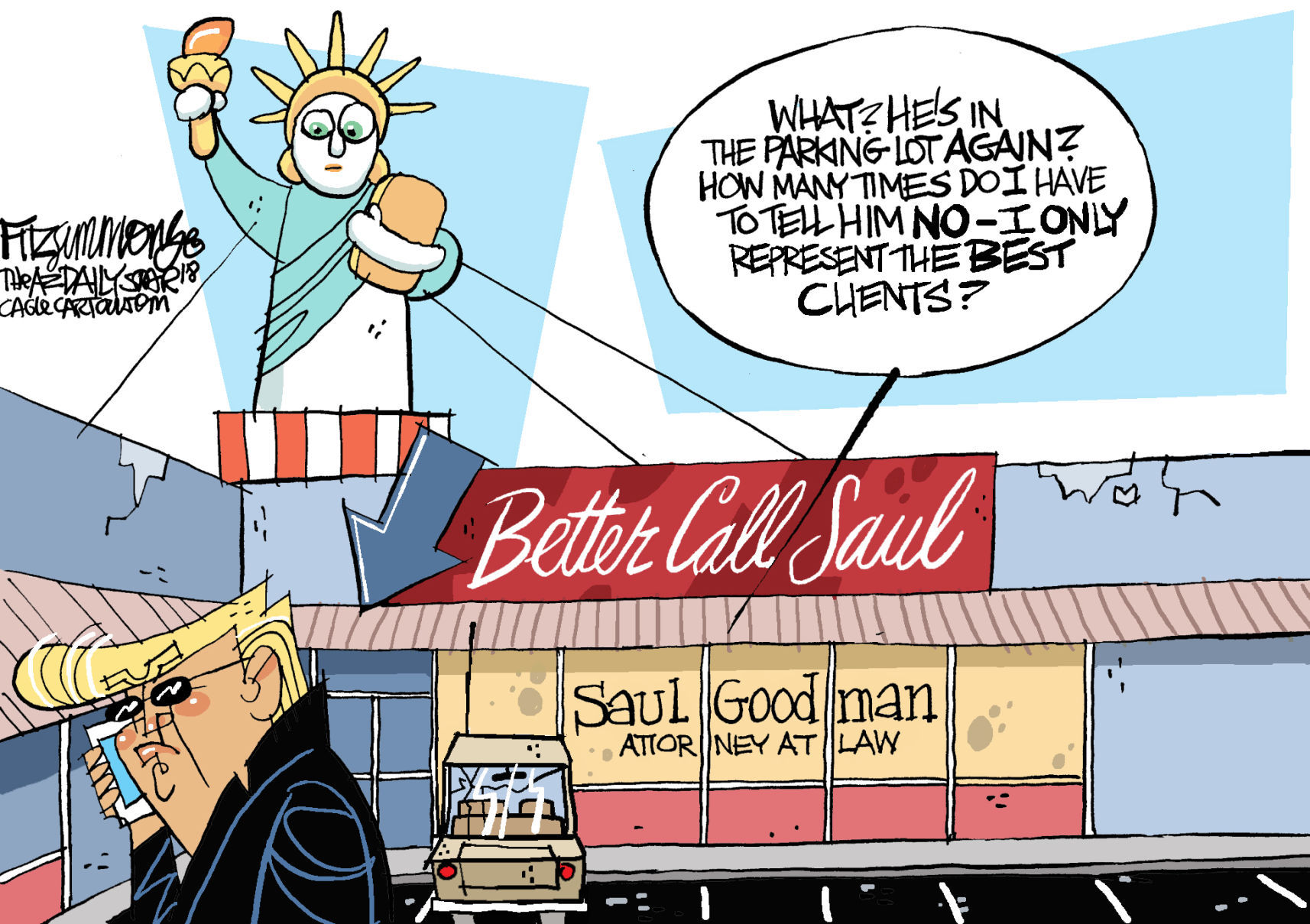 Daily Fitz Cartoon: Trump's lawyers